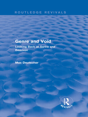 cover image of Genre and Void